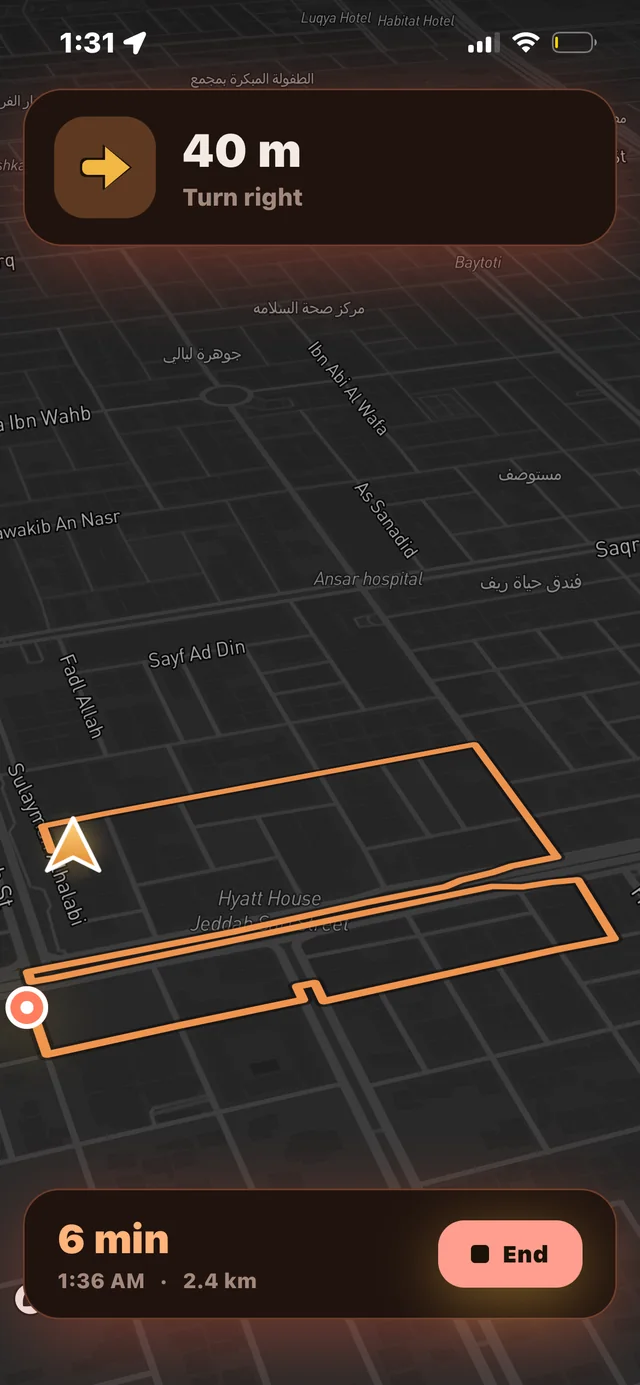iSee — live turn-by-turn navigation